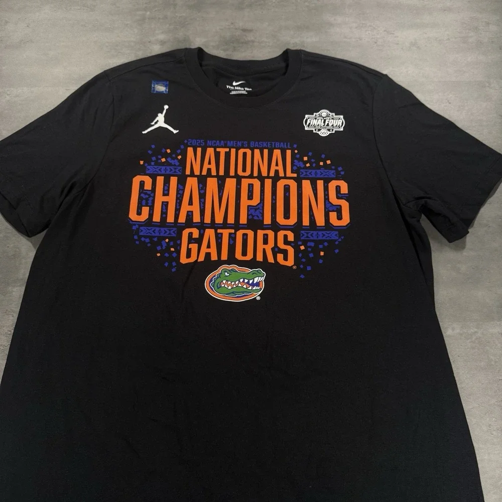 Nike Jordan Florida Gators XXL Black 2025 National Champs Locker Room Basketball